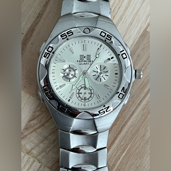 Calvin Hill Limited Edition Men’s Watch Stainless Bracelet and Dial - Picture 3 of 12